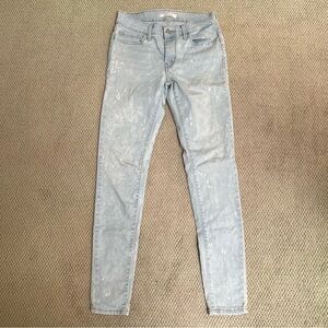Levi’s High Waist Acid Wash Jeans